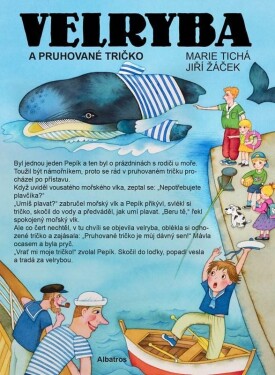 Velryba pruhované tričko