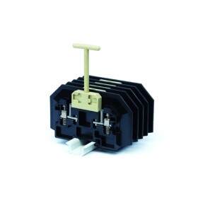 SAK Series, Test-disconnect terminal, Rated cross-section: 10 mm², Screw connection, Blue, Direct mounting SAKC 10 STB/RE 0324020000 středně žlutá Weidmüller