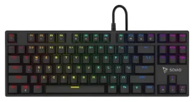 SAVIO Tempest X2 Outemu Brown černá / Herní klávesnice / RGB / drátová (SAVGK-TEMPEST X2 BROWN)