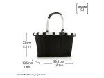 Košík Reisenthel Carrybag XS Cord dark matcha