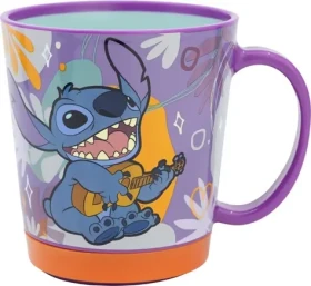 STOR Hrneček s protiskluzovým dnem 410 ml Stitch (75067)