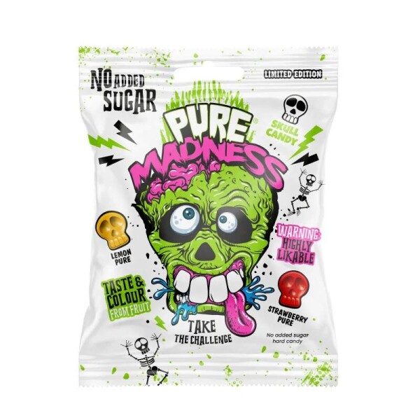 Argo Sour Madness PURE extra kyselé bonbony 60g bez cukru (Lebky)