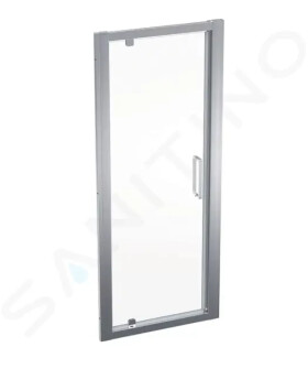 GEBERIT - GEO Sprchové dveře 80x190 cm, stříbrná/čiré sklo 560.115.00.2