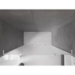 MEXEN/S - Velar L Duo posuvné sprchové dveře 170, dekor, bílá 871-170-003-32-20