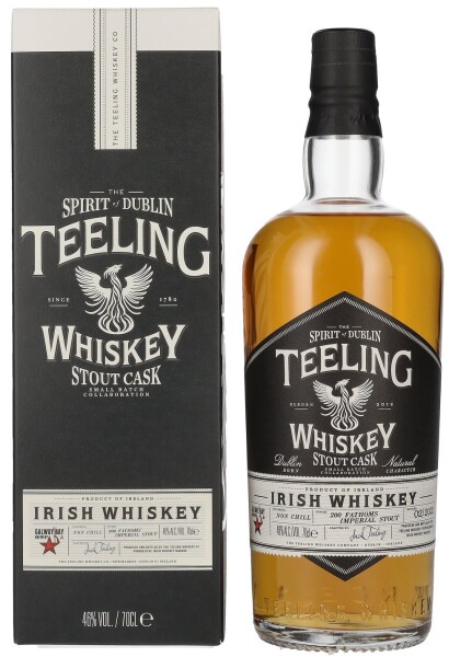 Teeling Whiskey Stout Cask Whiskey 46% 0,7 L (karton)