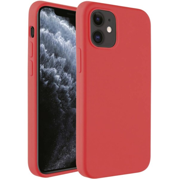 Vivanco Hype zadní kryt na mobil Apple iPhone 12, iPhone 12 Pro červená indukční nabíjení, chráněné vůči stříkající vodě, prachotěsný, odolné vůči nárazům