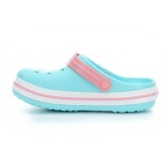 Pantofle Crocs Crocband Clog K - Ice Blue/white