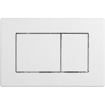 CERANO - Kompletní WC set Profi/Cronus Standard - bílá lesklá - WC tlačítko Classic/Bílá - pro zazdění - 59,3x38,4 CER-011822