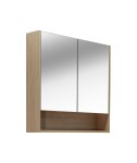 Zrcadlová skříňka Naturel Lucca 80x75 cm lamino dub LUCCA80CABD LUCCA80CABD