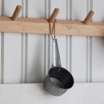 Strömshaga Závěsná kovová odměrka 1 dl, stříbrná barva, kov