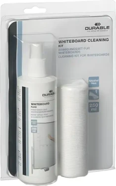 Durable Čisticí sada na whiteboard / Čisticí sada / sprej 250 ml / utěrka 25x25 cm (583300)