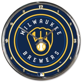Hodiny Milwaukee Brewers MLB WinCraft Chrome