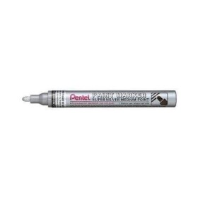 Popisovač Pentel Paint Marker MMP10 lakový - stříbrný 2-4 mm