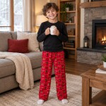 Outerstuff Dětské tepláky Chicago Blackhawks Team Colored Printed Pant Velikost: Dětské M (136 – 152)