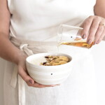 Bastion Collections Skleněný džbánek Black Heart 250 ml, čirá barva, sklo