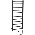 CERANO Elektrický sušák ručníků Luca - 187 W - černá matná - 1160x550 mm