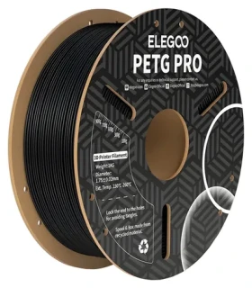 Elegoo PETG Pro černá / struna pro 3D tiskárnu / PETG / 1.75mm / 1kg (50.203.0198)