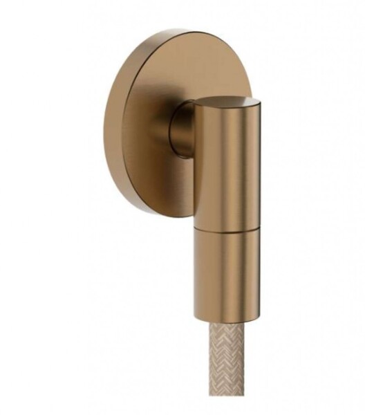 HANSGROHE - FixFit Fine S Nástěnné kolínko, kartáčovaný bronz 28882140