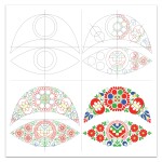 Kresli.to Namaluj si moravský ornament, antistresové omalovánky/kreativní kniha, Petra Bužková