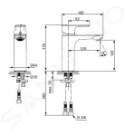 IDEAL STANDARD - Connect Air Umyvadlová baterie Grande, chrom A7055AA