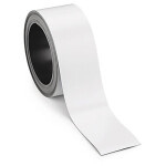 Magnetické štítky v roli, šířka 40mm, délka 5m, bílé, popisovatelné