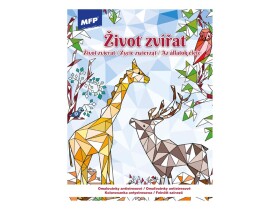Život zvířat, antistresové omalovánky, MFP