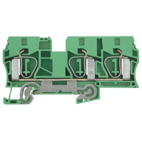 Weidmüller 1767670000 svorka ochranného vodiče pružinová svorka zelenožlutá 20 ks