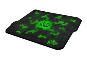 C-TECH ANTHEA CYBER GREEN / Herní podložka pod myš / 320x270x4mm / obšité okraje (GMP-01C-G)