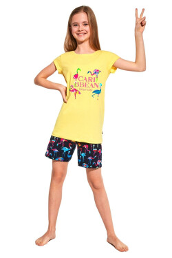 Dívčí pyžamo 787/93 Caribbean CORNETTE Žlutá