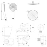 Kielle - Harmonia Sprchový set s baterií pod omítku, pro 2 spotřebiče, s příslušenstvím EcoSpare a tělesem, chrom 20623SP120