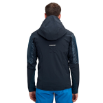 Pánská větruodolná bunda Mammut Eisfeld SO Hybrid Hooded Jacket Men azurit-night