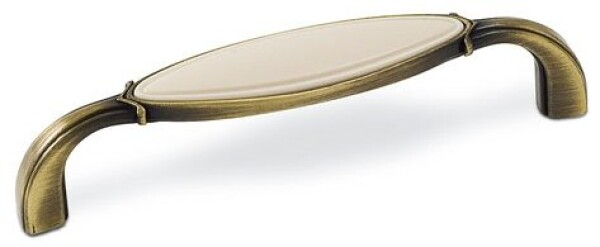 Siro Nábytková úchytka 1973 rozteč: 96mm staromosaz (S14018)