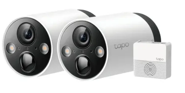 TP-LINK Tapo C420S2 / set dvou venkovních IP kamer C420 a hubu H200 / 2560 x 1440 / Wi-Fi (Tapo C420S2)