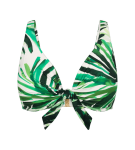SUMMER PALM - Plavková podprsenka s kosticemi a tvarujícím efektem Triumph GREEN COMBINATION 44B