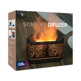 Černý sonický difuzér Exclusive - Stromy - Albi