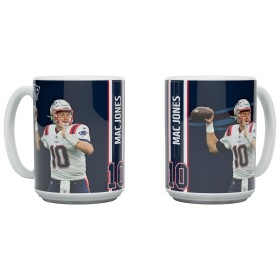 Hrnek New England Patriots NFL Mac Jones Jumbo (450 ml)