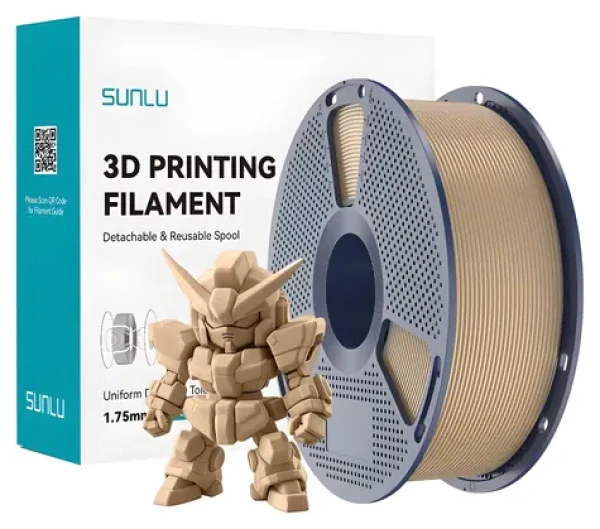 Sunlu PLA+ 2.0 Dub / Tisková struna / PLA+ / 1,75 mm / 1 kg (PLA+ 2.0 Oak)