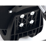 Kancelářská židle, potah bordó látka a černá síťovina MESH, houpací mech.