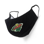 Rouška Minnesota Wild Black Velikost: dětská velikost