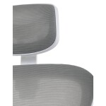 Kancelářská židle, houpací mechanismus, šedá, KA-K2031 GREY