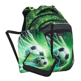 Bagmaster LUMI 25 B malý školní set pro prvňáčky – fotbal Zelená 23 l 191793