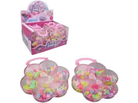 MaDe 15806 Korálky, kytka v boxu 12 kusů