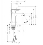 HANSGROHE - Metris New Umyvadlová baterie, chrom 31084000