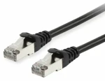 Equip Cat6a S/FTP 1,5 m černá / Patch kabel / RJ-45 / PoE (606192)