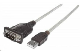 Manhattan USB to Serial Port Adapter Prolific PL-2303RA Chip 1.8m (151849)
