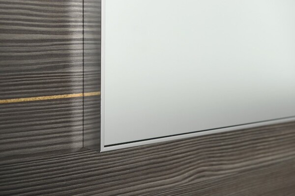 SAPHO - AROWANA zrcadlo v rámu 120x60cm, chrom AW1260