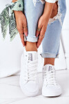 Women's Leather High Sneakers Big Star GG274016 White