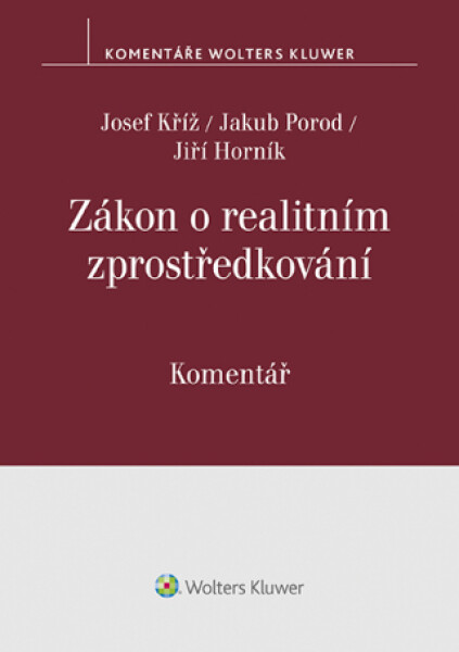 Zákon o realitním zprostředkování (č. 39/2020 Sb.). Komentář - autorů - e-kniha