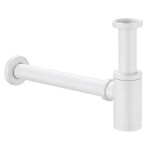 CERANO Sifon umyvadlový - 5/4" - mosaz - DN32/250 mm - bílá matná