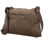 Trendy dámská koženková crossbody kabelka Kosta, béžová